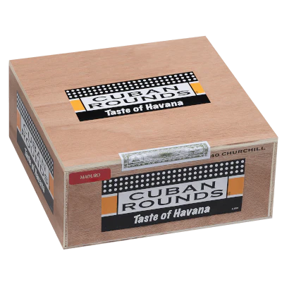 Cuban Rounds Churchill Maduro Box - Image 2