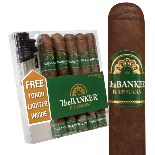 H. Upmann The Banker 5-Cigar + Lighter Gift