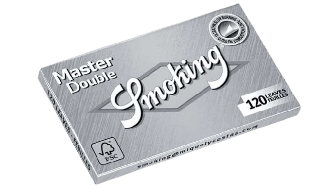 Smoking Brand Paper Double Window Ultra Thin Master 120ct