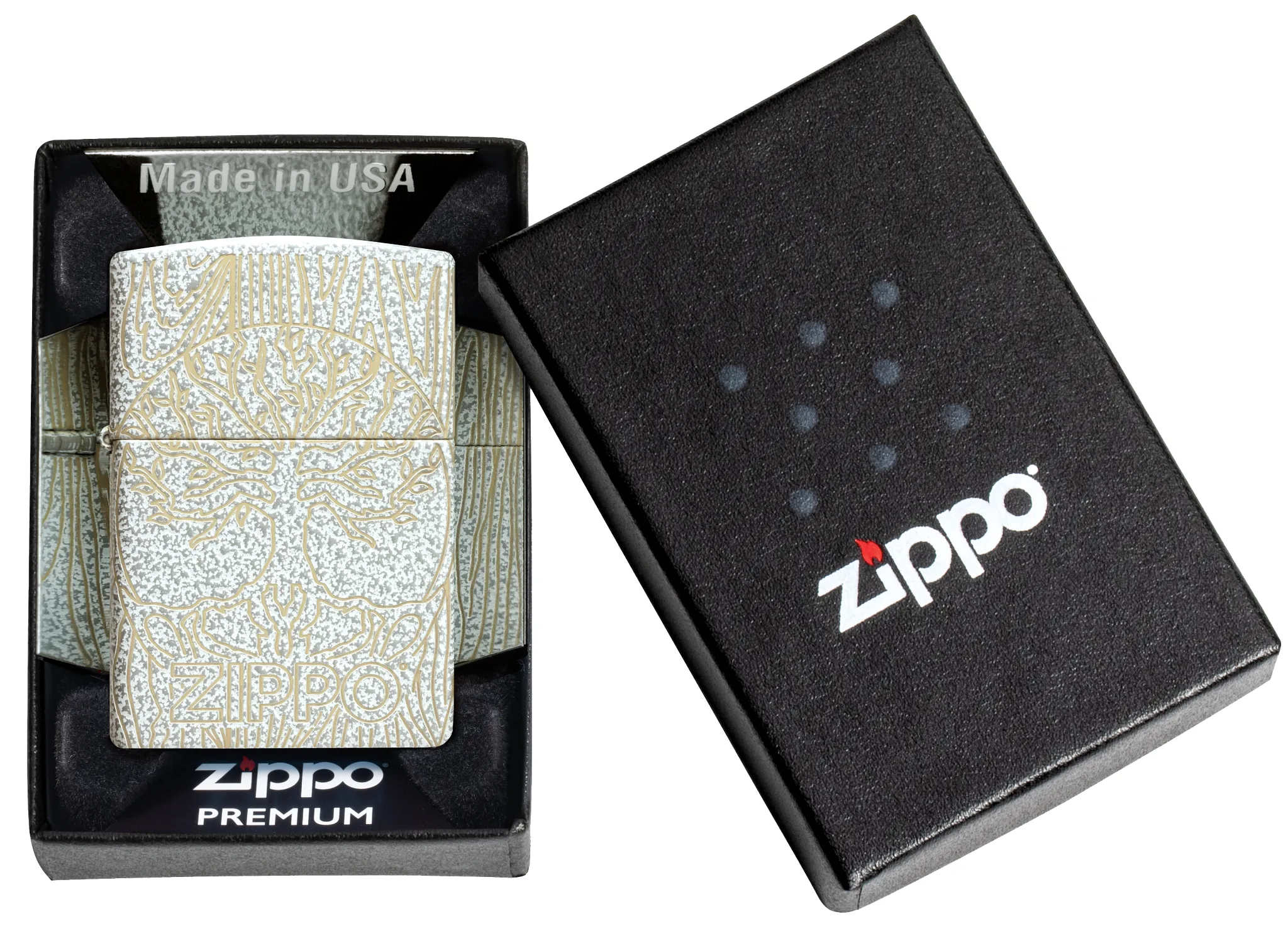 Zippo Tree of Life Woodgrain Design - Image 3